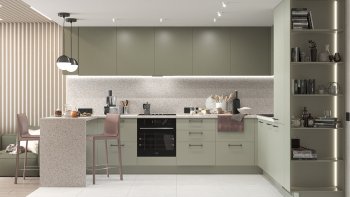 Тренды и новые цвета в дизайне современных кухонь в 2023 году в Кирзе - kirza.mebel54.com | фото