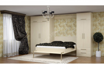 Комплект мебели со шкаф-кроватью трансформер Ратмир в Кирзе - kirza.mebel54.com | фото