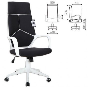 Кресло офисное BRABIX Prime EX-515 (черная ткань) в Кирзе - kirza.mebel54.com | фото