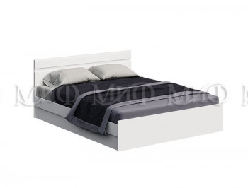 Кровать с подъемным механизмом Нэнси New 1,4м (Белый/белый глянец) в Кирзе - kirza.mebel54.com | фото