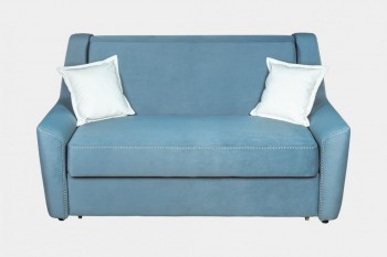 Мини-диван "Криспи" с 2-мя подушками в Кирзе - kirza.mebel54.com | фото